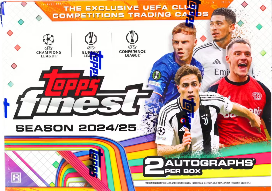 2024/25 Topps UEFA Club Competitions Finest Soccer Hobby Box