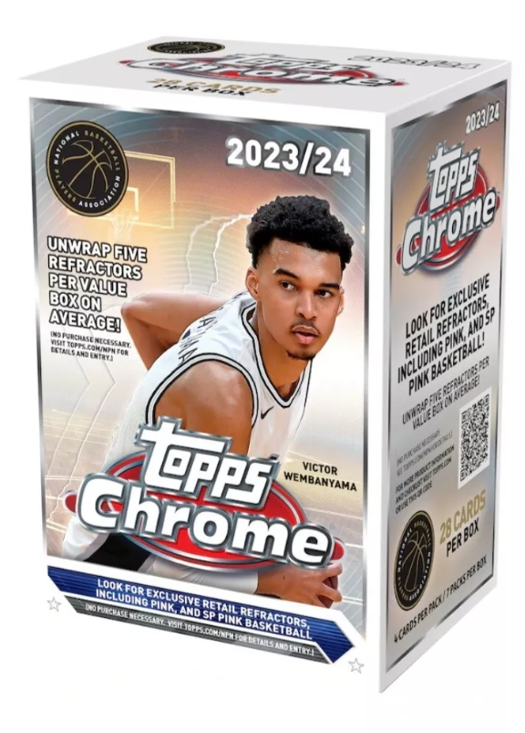 2023/24 Topps Chrome Basketball Blaster Box