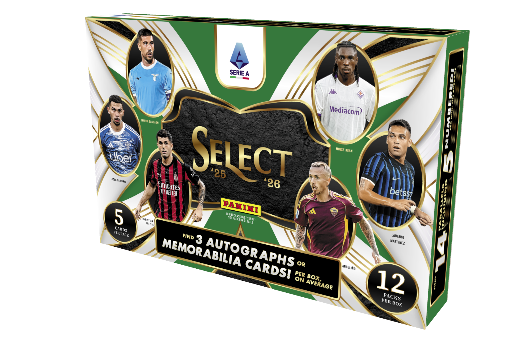 2025/26 Panini Select Serie A Soccer Hobby Box