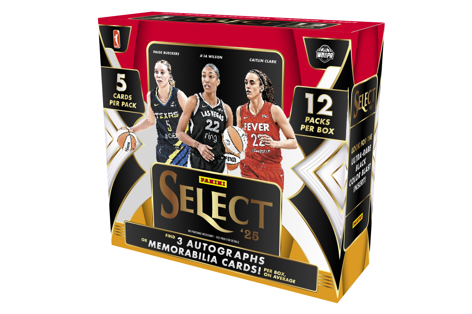2025 Panini Select WNBA Hobby Box