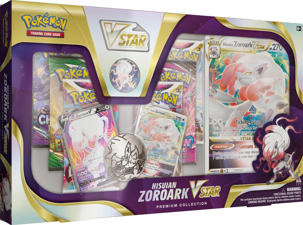 2026 Pokemon Hisuian Zoroark VSTAR Premium Collection
