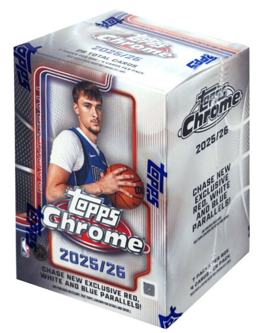 2025/26 Topps Chrome Basketball Blaster Box