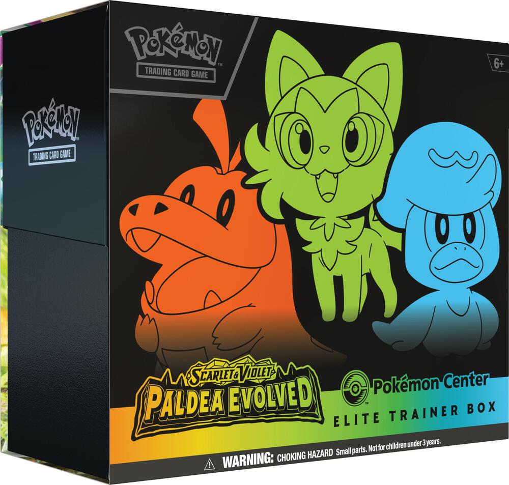 Pokemon Paldea Evolved Pokemon Center Elite Trainer Box