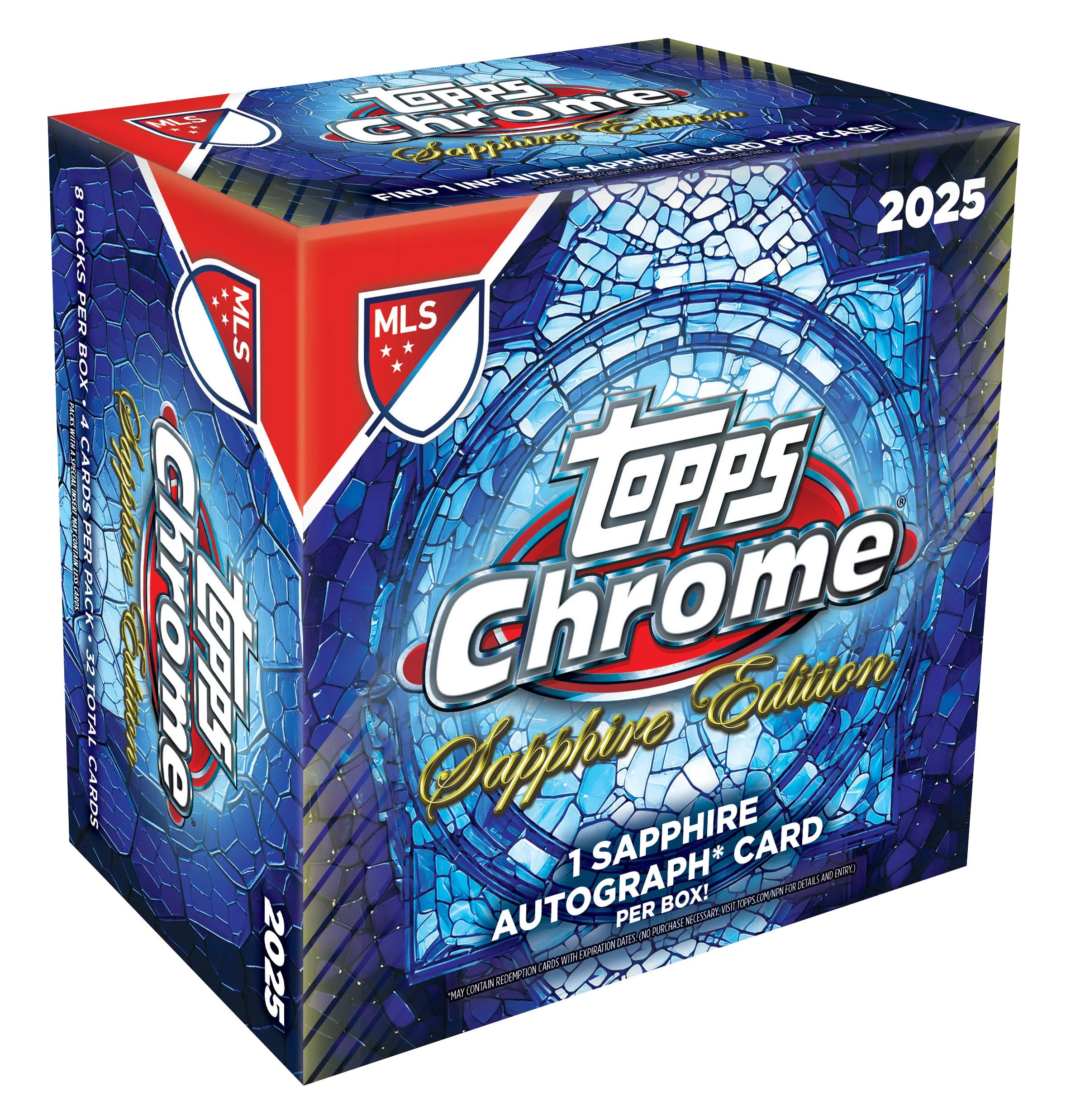 2025 Topps Chrome MLS Sapphire Box