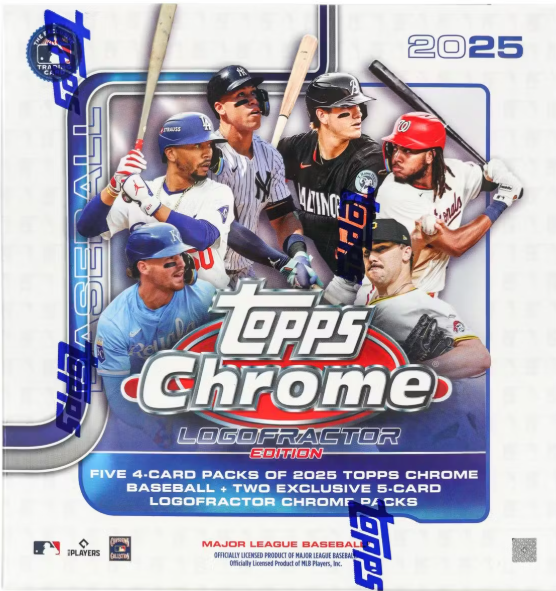 2025 Topps Chrome Baseball Logofractor Edition Box