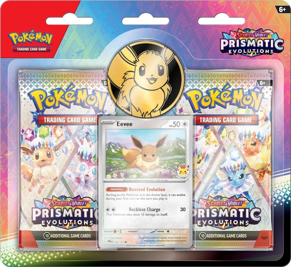 2026 Pokemon Prismatic Evolutions 2-Pack Blister
