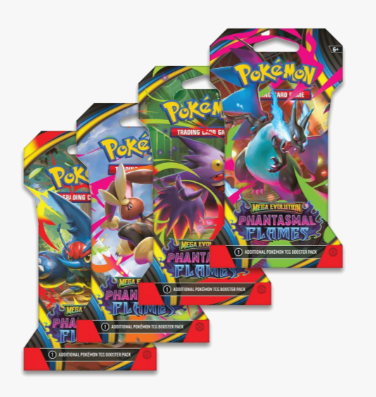 2025 Pokemon Phantasmal Flames Sleeved Booster Pack