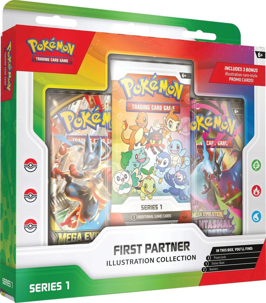 2026 Pokemon First Partner Illustration Collection (Series 1)