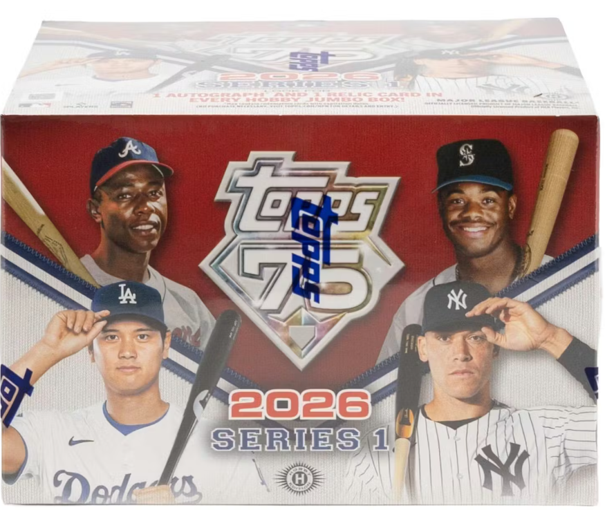 2026 Topps Series 1 Baseball Hobby Jumbo Box