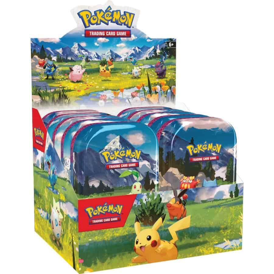 pokemon cards in tin box 2026 Pokemon Mega Evolution Ascended Heroes Mini Tin
