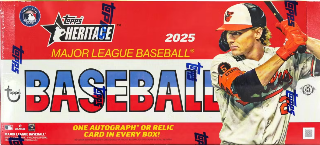 2025 Topps Heritage Baseball Hobby Box