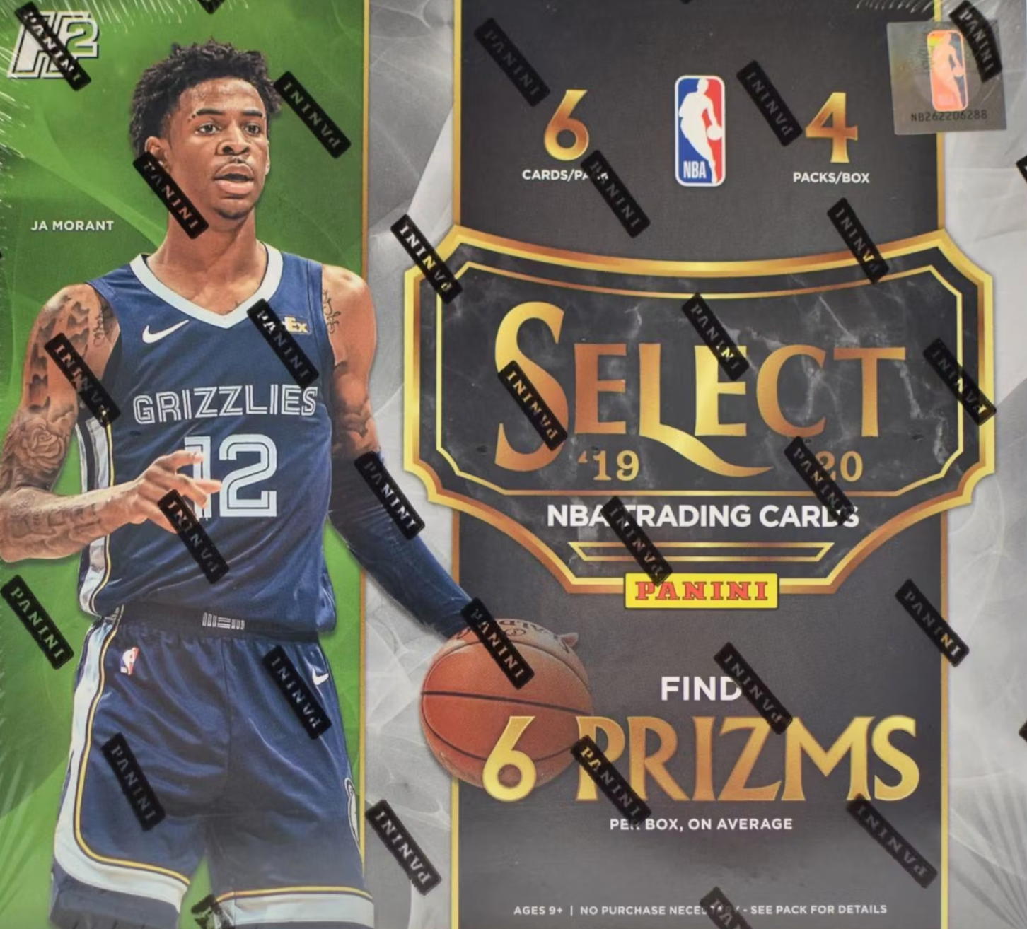 2019/20 Panini Select Basketball H2 Hobby Hybrid Box