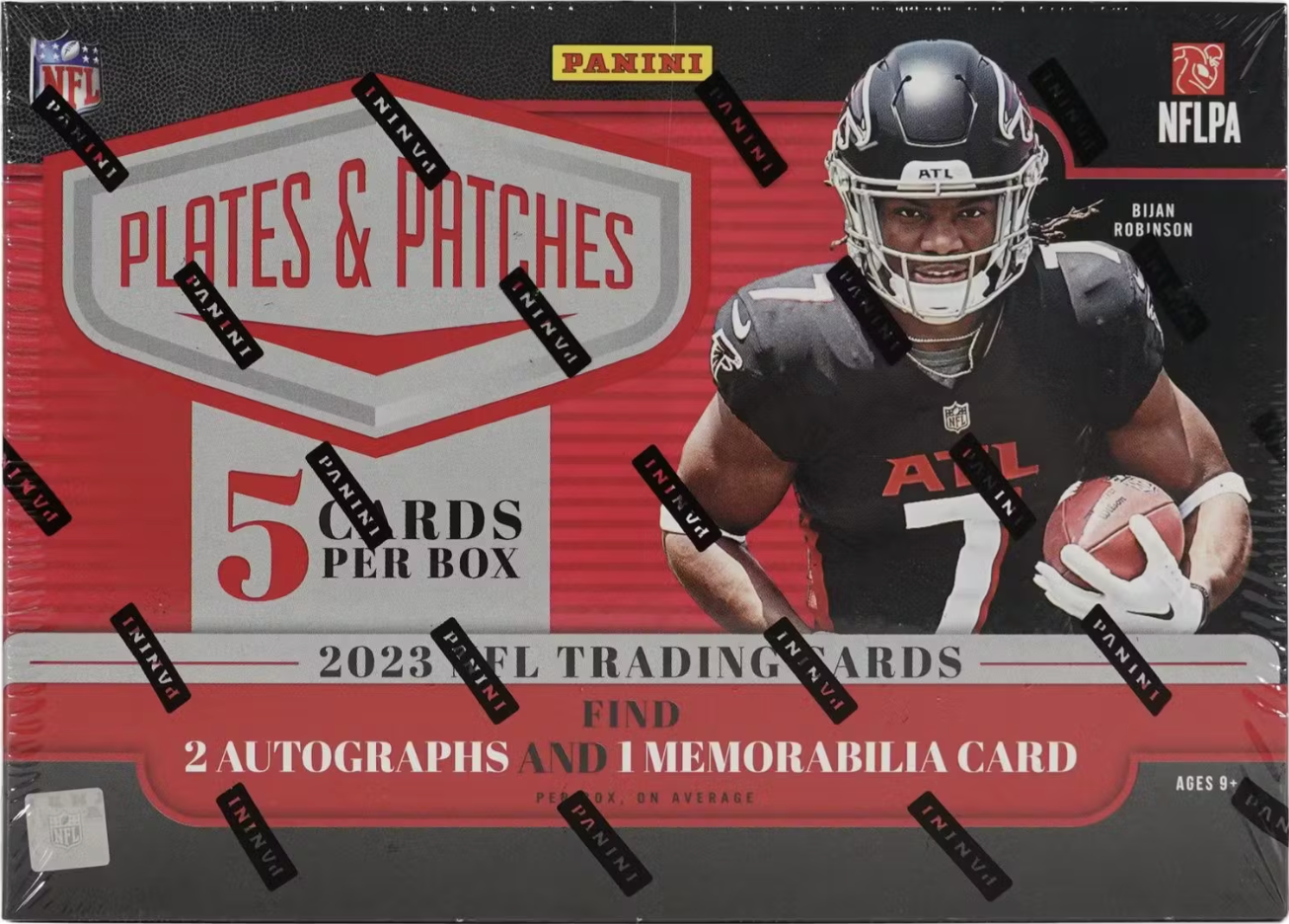 2023 Panini Plates and Patches Football Hobby Box