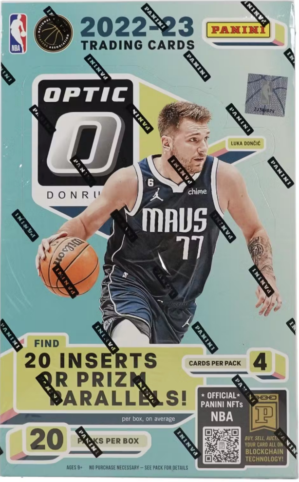 2022/23 Panini Donruss Optic Basketball Retail 20-Pack Box