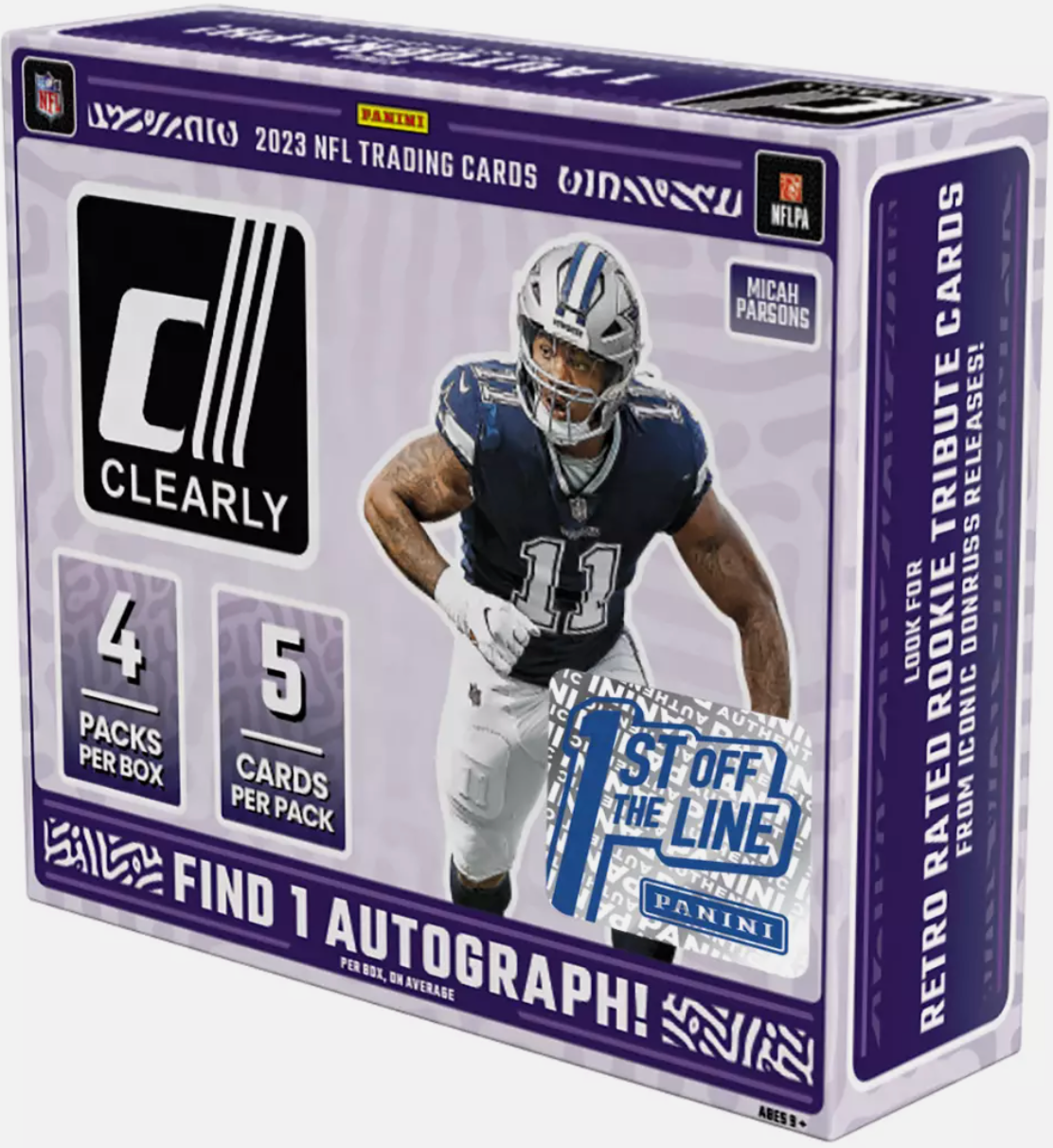 2023 Panini Clearly Donruss Football FOTL Box