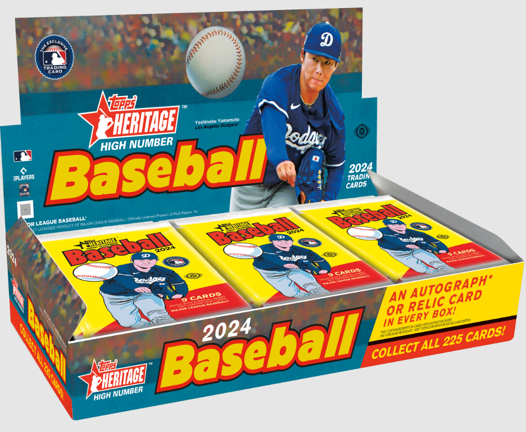 2024 Topps Heritage High Number Baseball Hobby Box