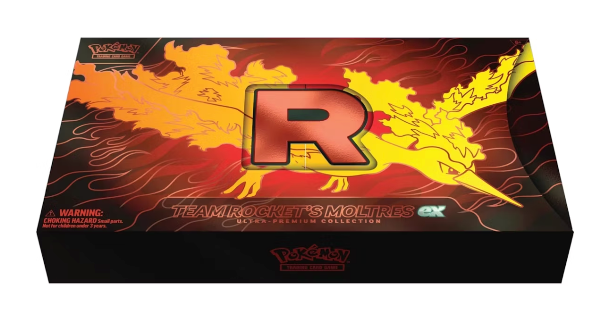 2025 Pokemon Team Rocket Moltres ex Ultra-Premium Collection