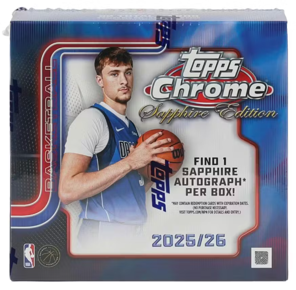 2025/26 Topps Chrome Sapphire Edition Basketball Box