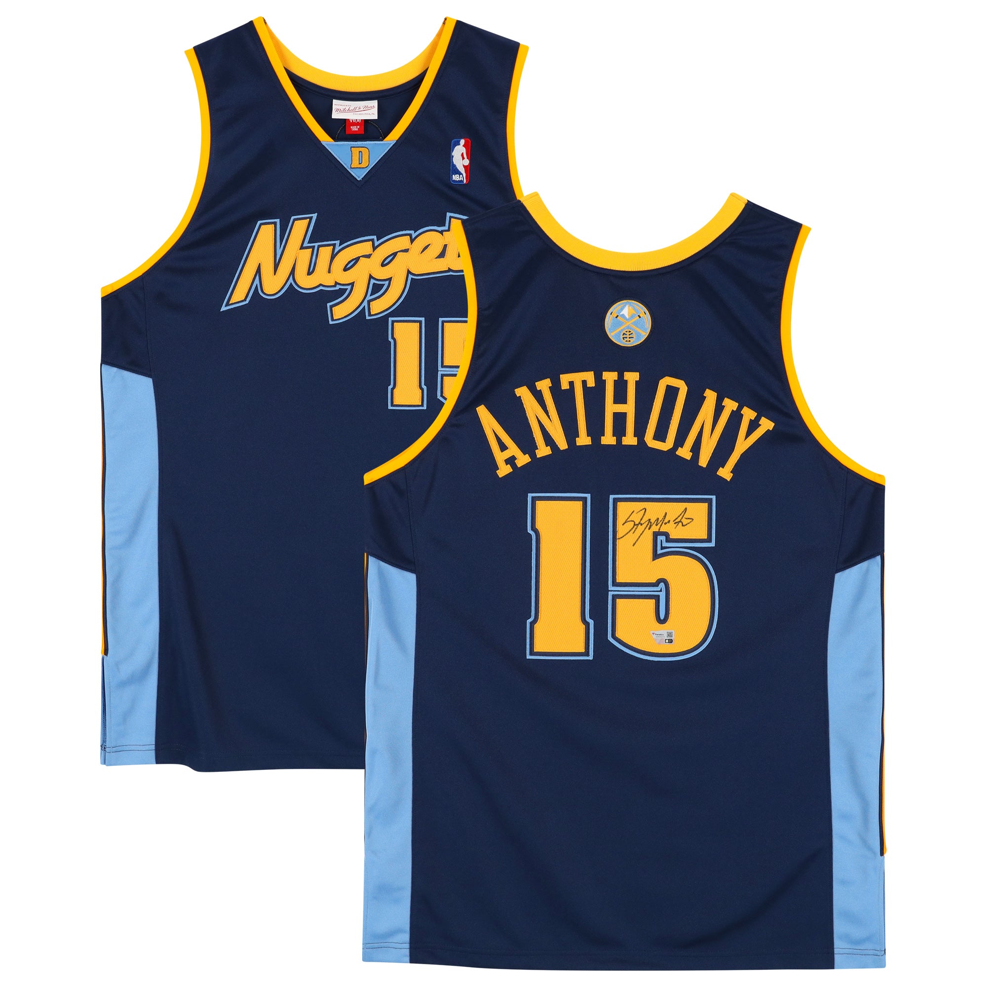 ANTHONY, CARMELO AUTO (DEN/M&N/NAVY BLUE/06-07/AUTHENTIC) JR