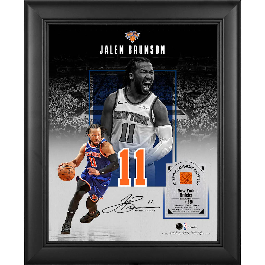 2026 Fanatics Authentic Signature Showcase Collage Frame (Jalen Brunson)