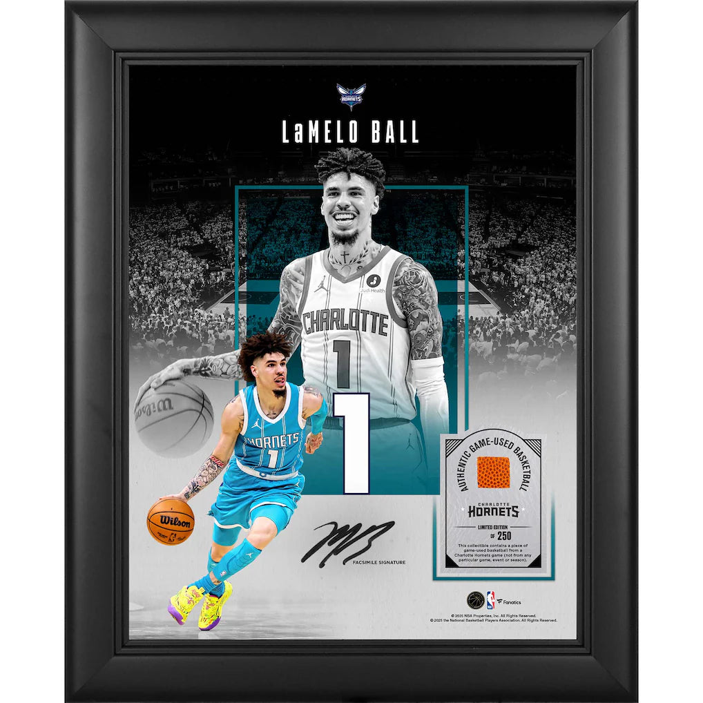 2026 Fanatics Authentic Signature Showcase Collage Frame (Lamelo Ball)