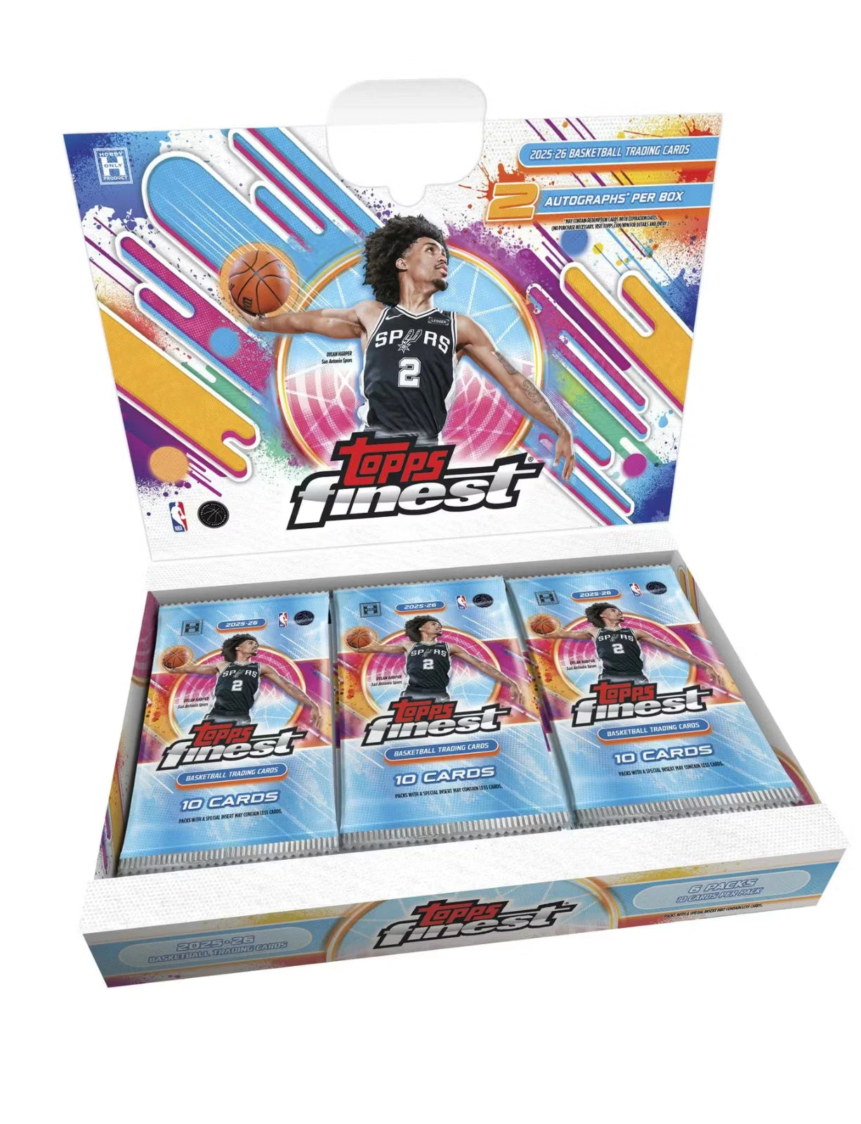 2025/26 Topps Finest Hobby Basketball Box