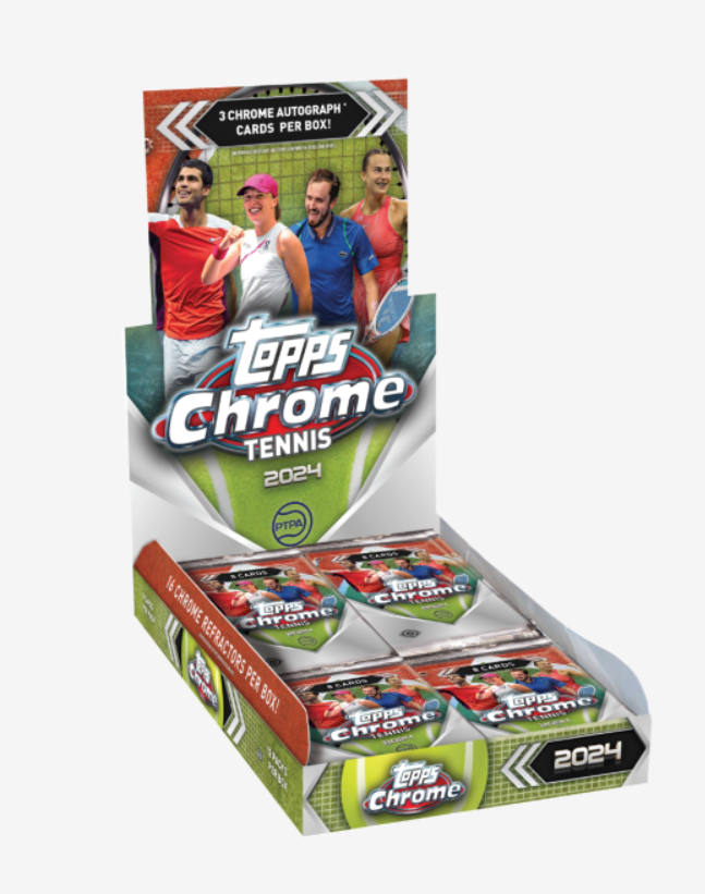 2024 Topps Chrome Tennis Hobby Box
