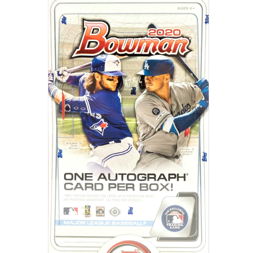 2020 Bowman Chrome Baseball Hobby Box