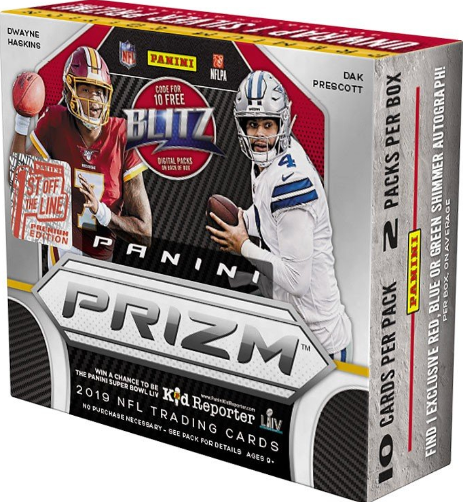 2019 Panini Prizm Football FOTL Hobby Box