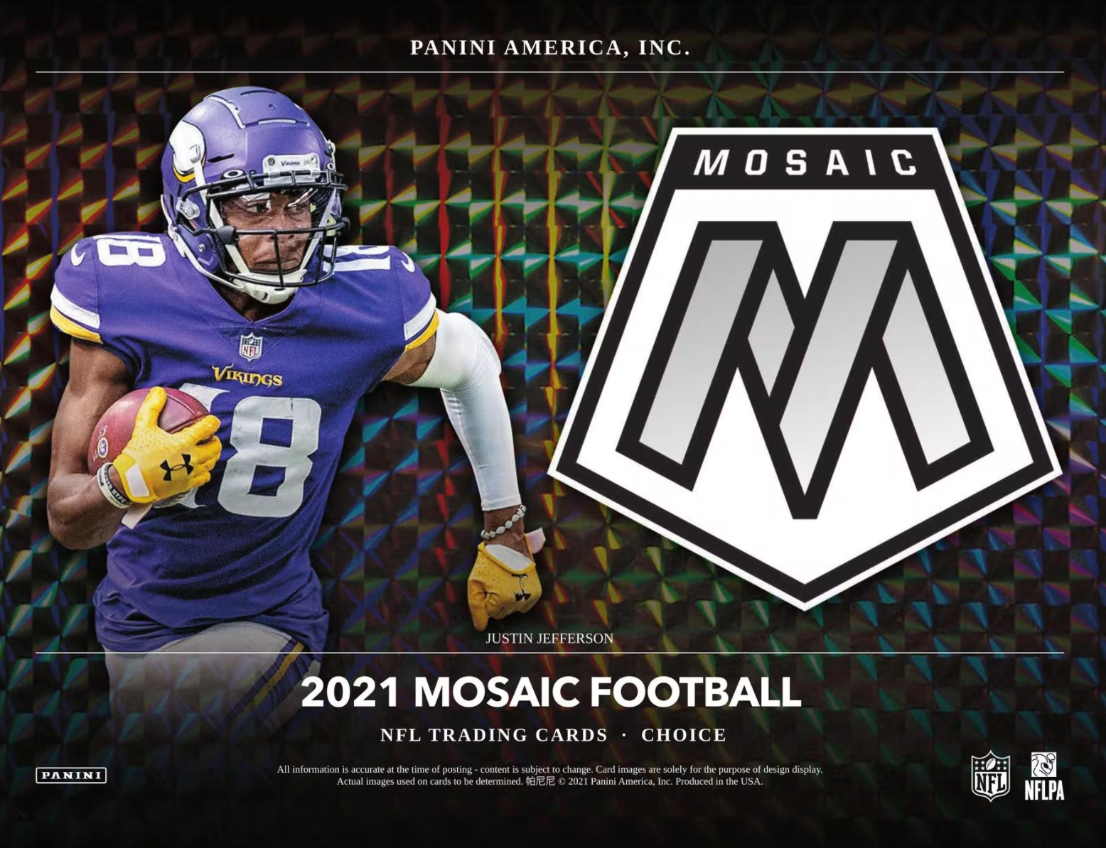 2021 NFL Panini Mosaic Choice Box