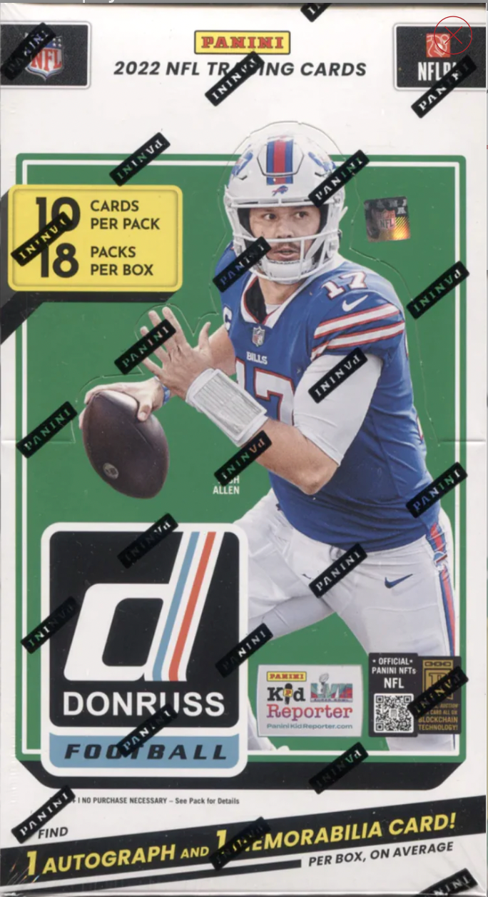 2022 Panini Donruss Football Hobby Box