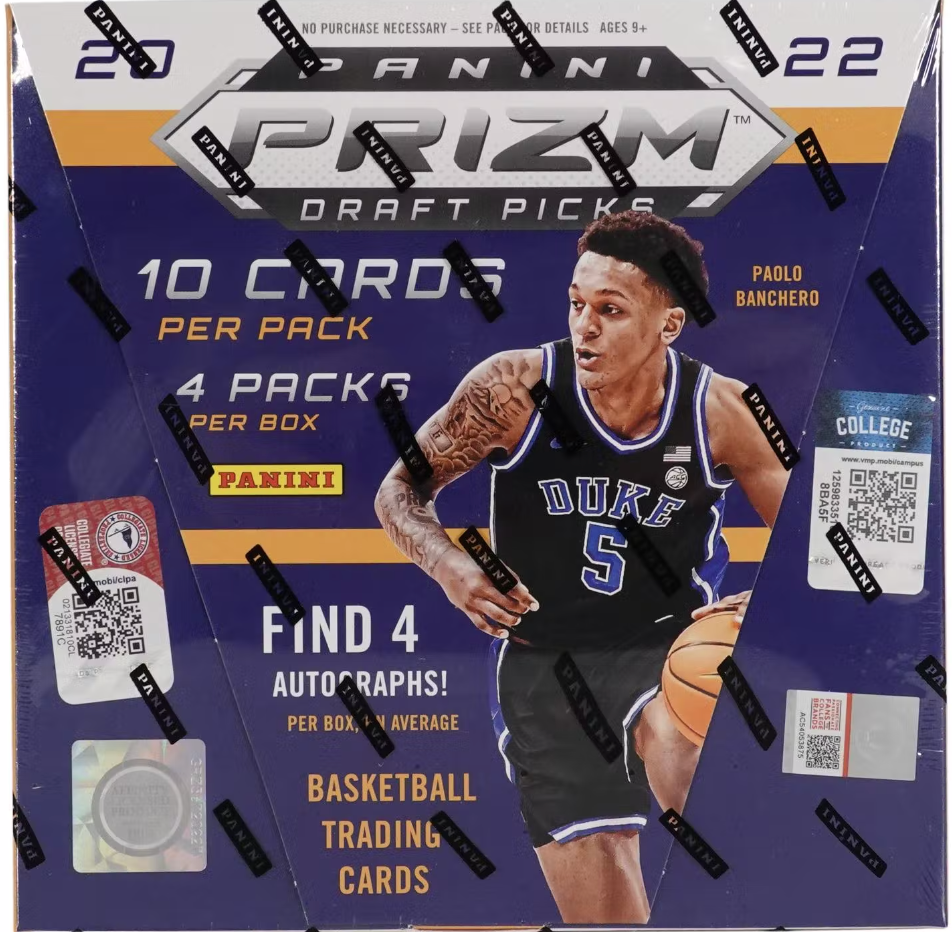 2022/23 Panini Prizm Draft Picks Basketball Hobby Box