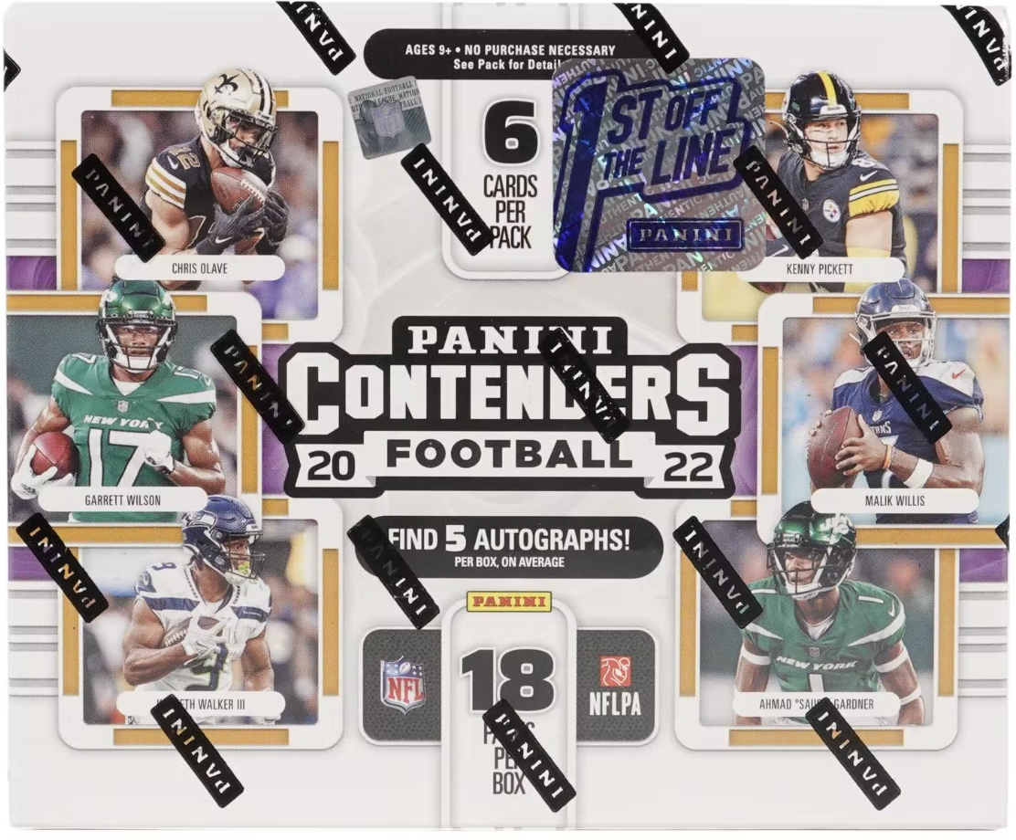 2022 Panini Contenders Football 1st Off The Line FOTL Hobby Box