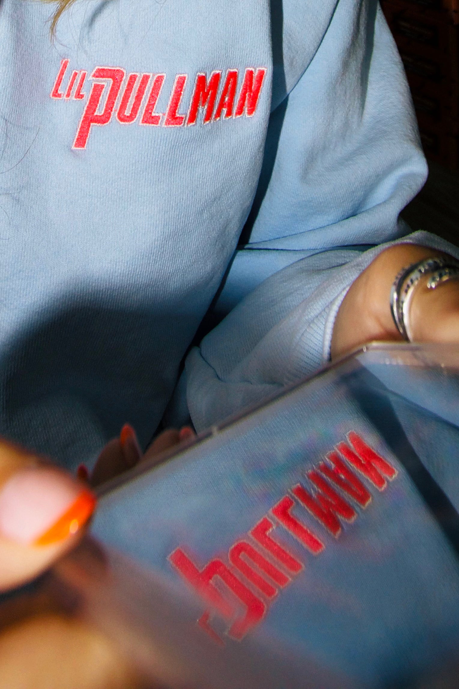 LILPULLMAN BABY BLUE HOODIE