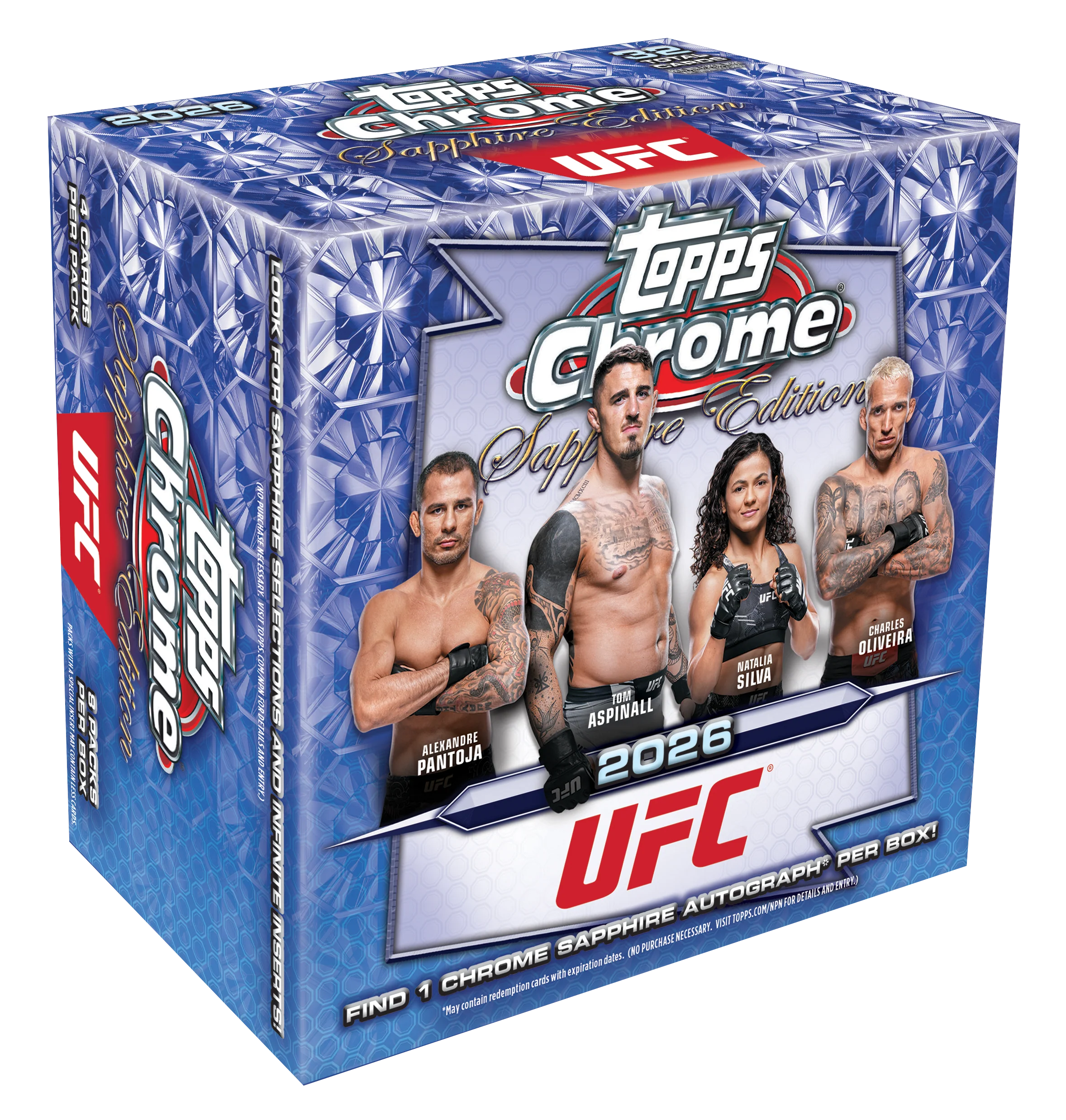 2026 Topps Chrome UFC Sapphire Box