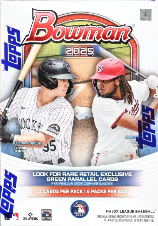 2025 Bowman Baseball 6-Pack Blaster Box