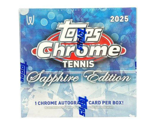 2025 Topps Chrome Sapphire Tennis Box