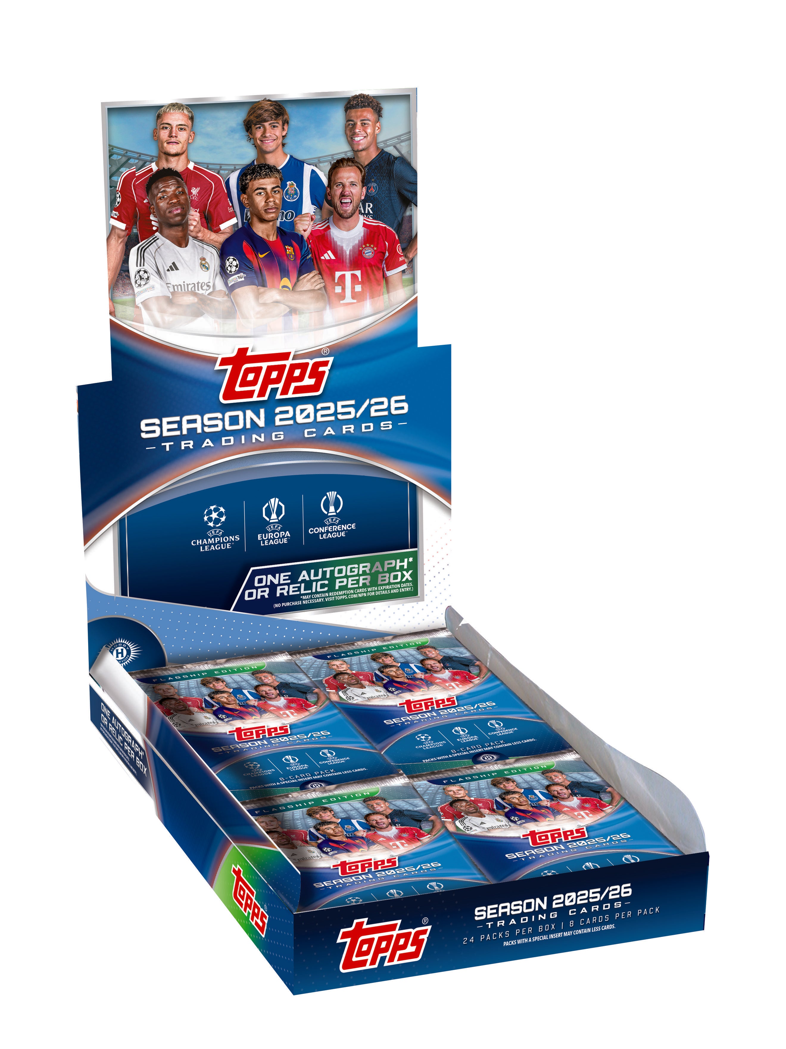 2025/26 Topps UEFA Club Competitions Soccer Hobby Box