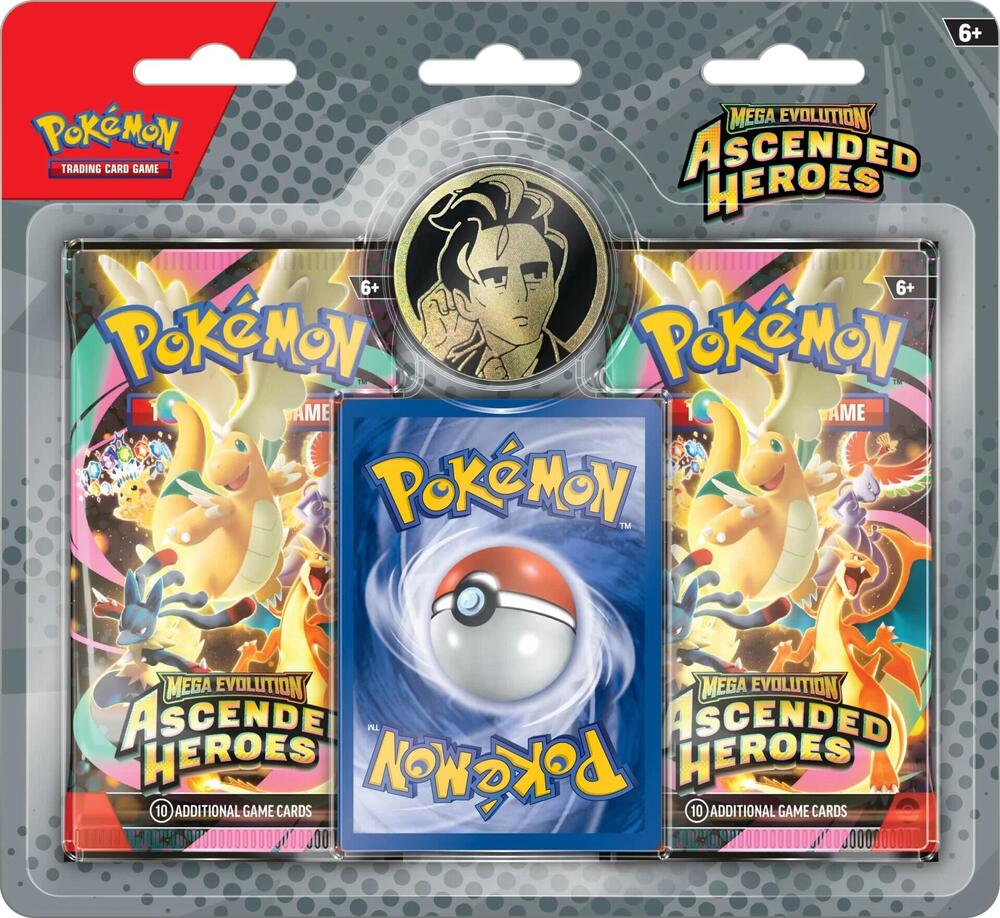 2026 Mega Evolution:Ascended Heroes Collection 2 Pack Blisters