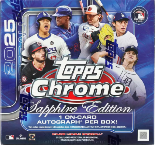 2025 Topps Chrome Baseball Sapphire Edition Box