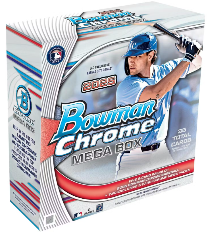 2025 Bowman Chrome Baseball Mega Box