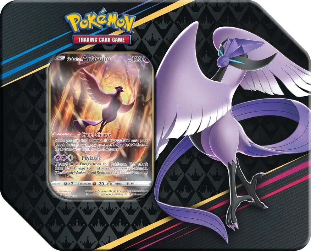 2026 Pokemon Crown Zenith Tin [Galarian Articuno]