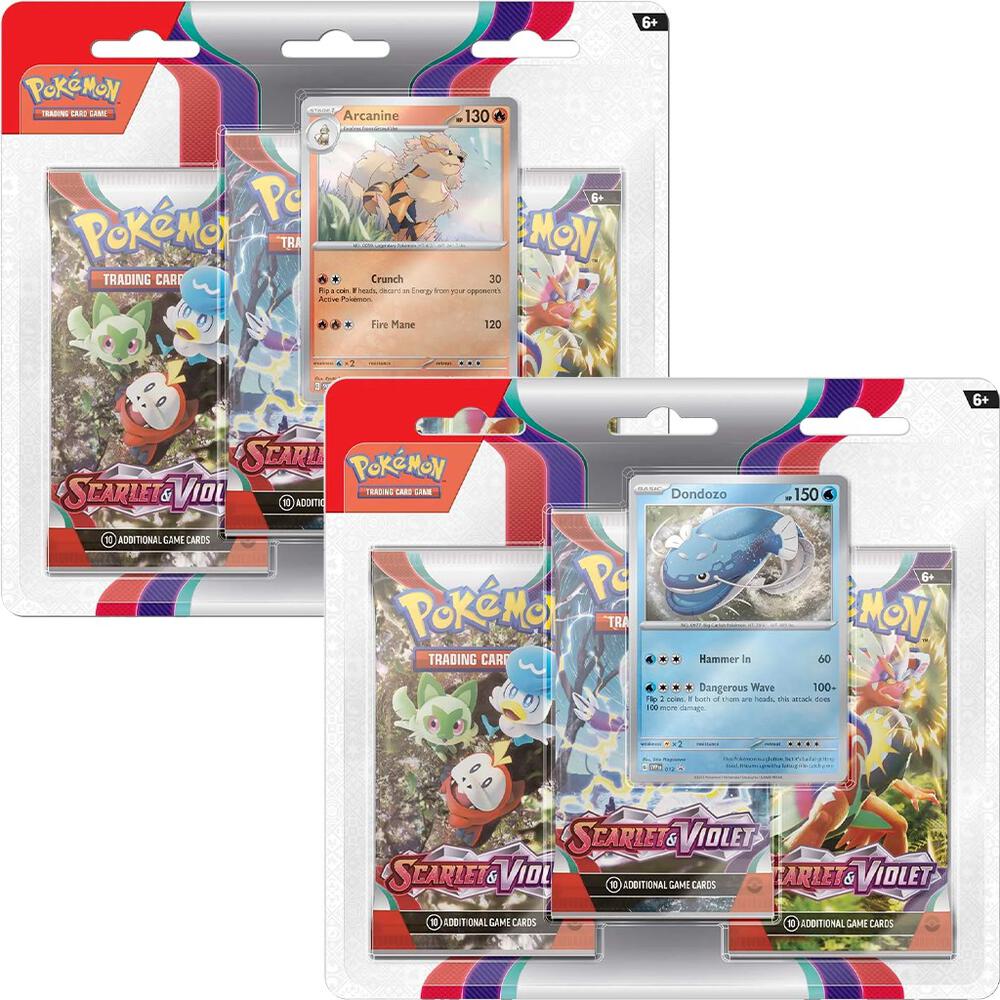 2026 Pokemon Scarlet & Violet 3 Pack Blister