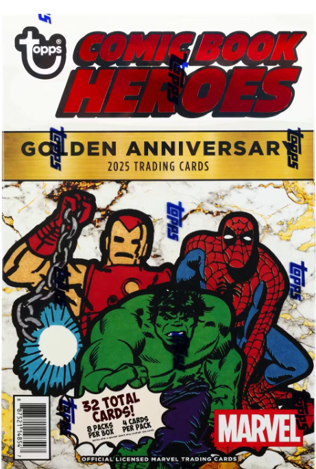2025 Topps Marvel Comic Book Heroes 1975 Golden Anniversary Hobby Box