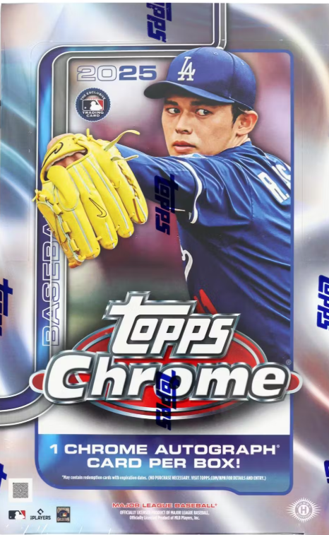 2025 Topps Chrome Baseball Hobby Box