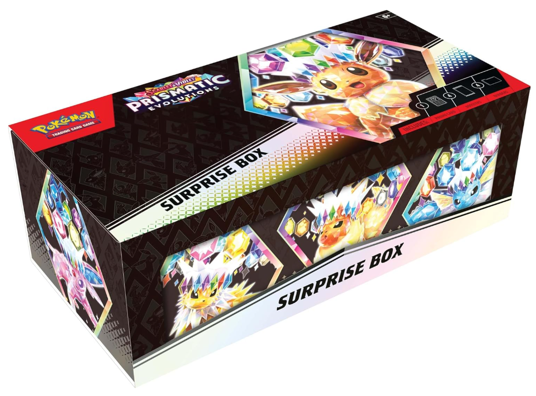 2025 Pokémon TCG: Scarlet & Violet—Prismatic Evolutions Surprise Box