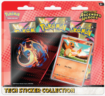 2026 Pokemon Mega Evolution: Ascended Heroes Tech Sticker Collection