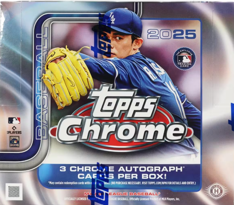 2025 Topps Chrome Baseball Hobby Jumbo Box