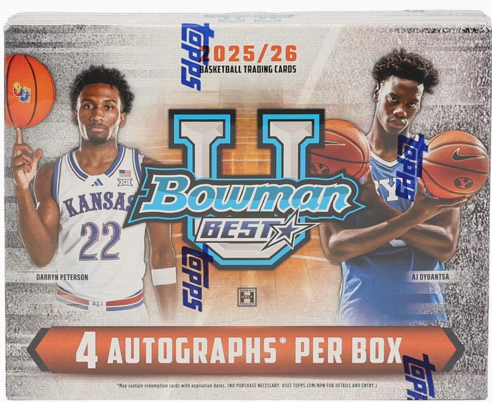 2025/26 Bowman University Best Basketball Hobby Box