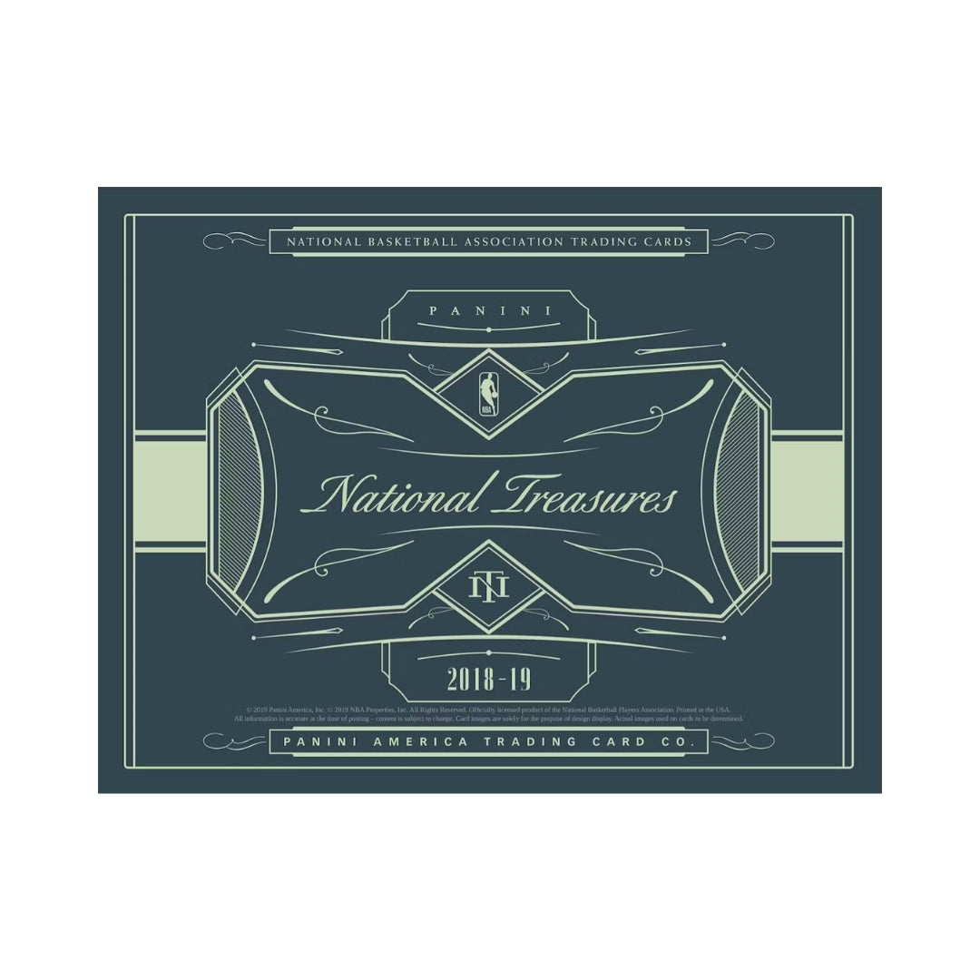 2018/19 Panini National Treasures Basketball Hobby Box